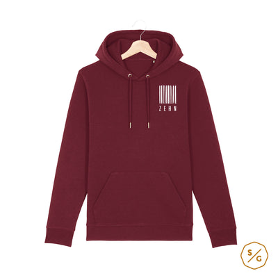BESTICKTER HOODIE • LOGO ZEHN RECORDS