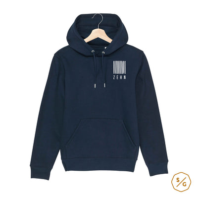 BESTICKTER HOODIE • LOGO ZEHN RECORDS