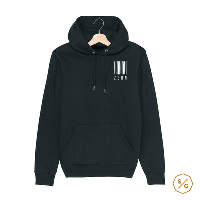 BESTICKTER HOODIE • LOGO ZEHN RECORDS