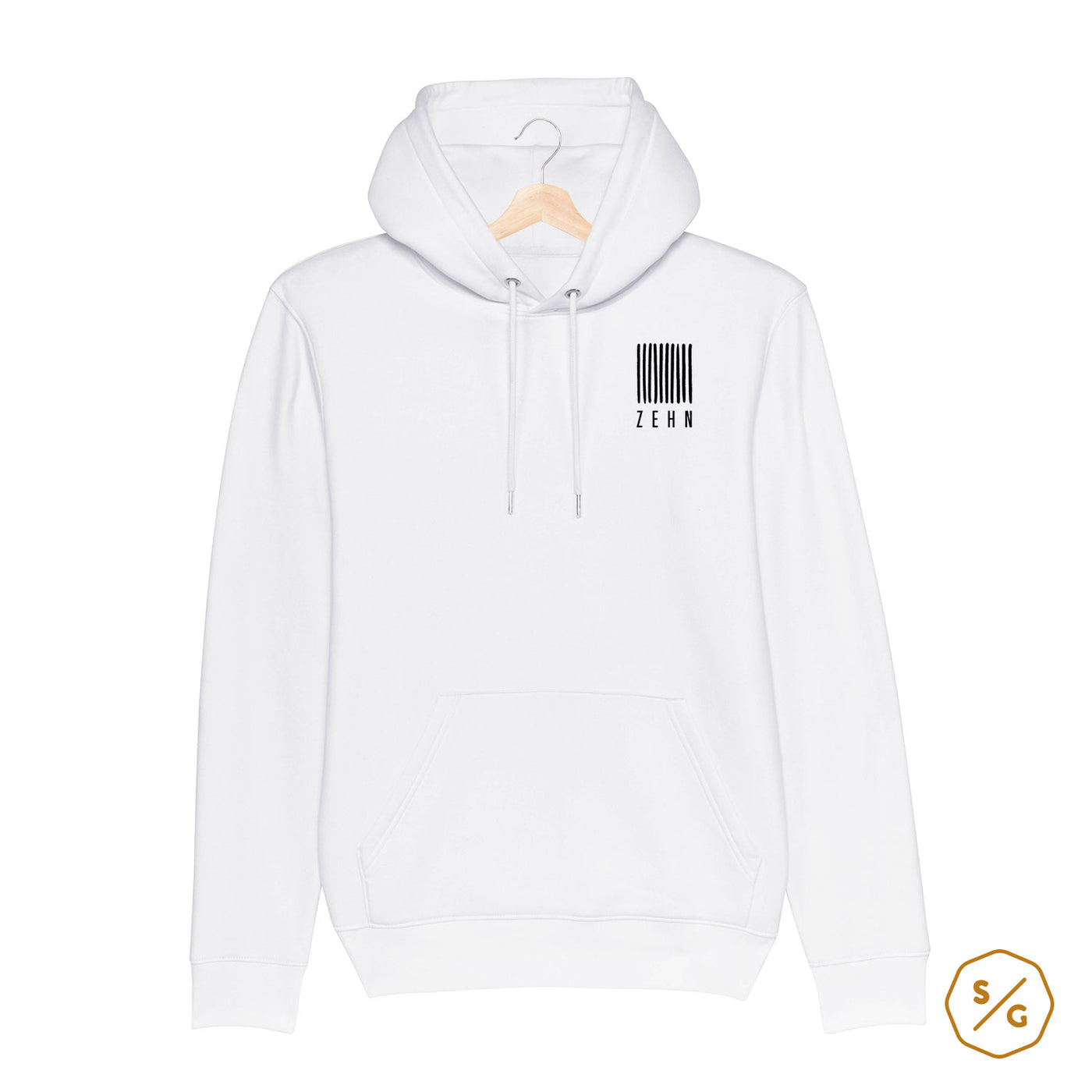 BEDRUCKTER HOODIE • LOGO ZEHN RECORDS