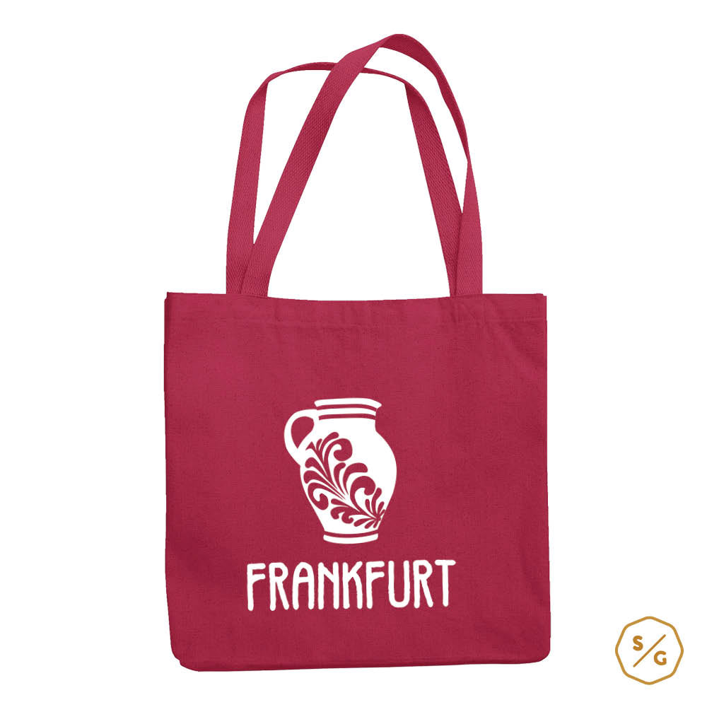 BEDRUCKTE BAUMWOLL-TASCHE • FRANKFURT