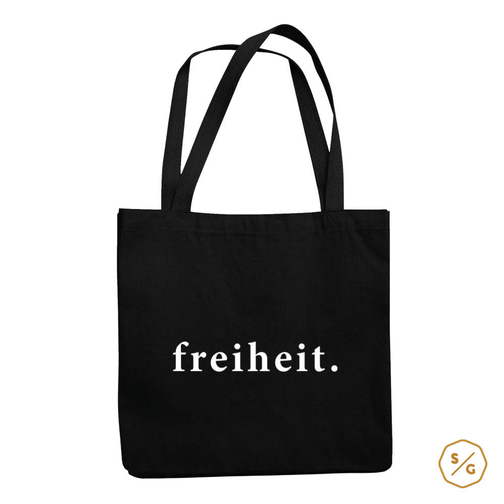 BEDRUCKTE BAUMWOLL-TASCHE • FREIHEIT.