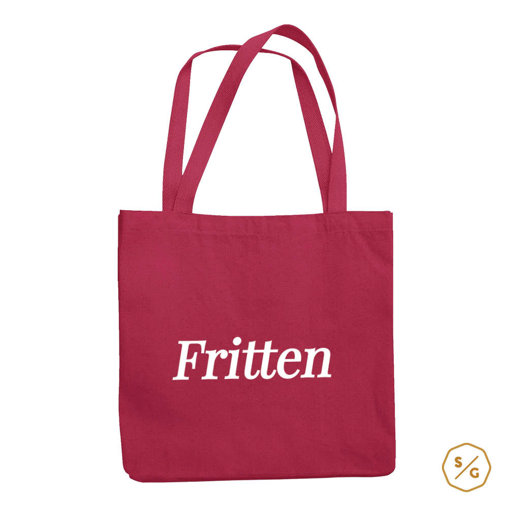 BEDRUCKTE BAUMWOLL-TASCHE • FRITTEN