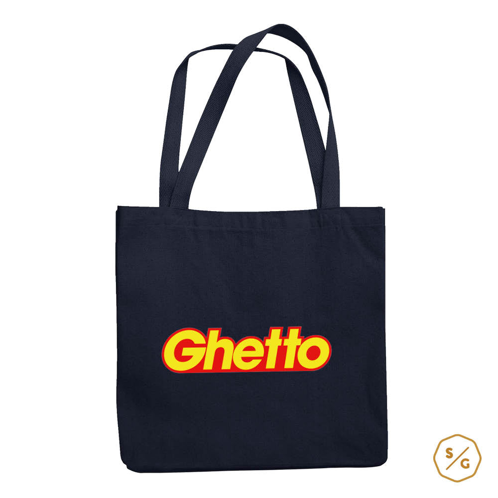 BEDRUCKTE BAUMWOLL-TASCHE • GHETTO