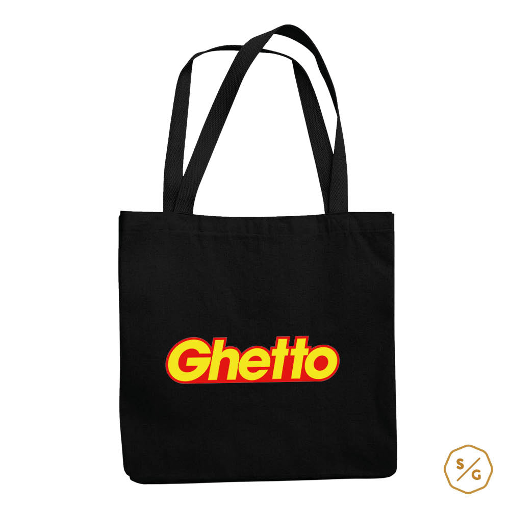 BEDRUCKTE BAUMWOLL-TASCHE • GHETTO