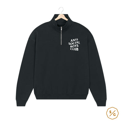 BESTICKTER HALF-ZIP SWEATER • ANTI SOCIAL BOYS CLUB