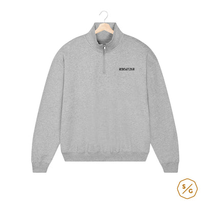 BESTICKTER HALF-ZIP SWEATER • HEIDEWITZKA