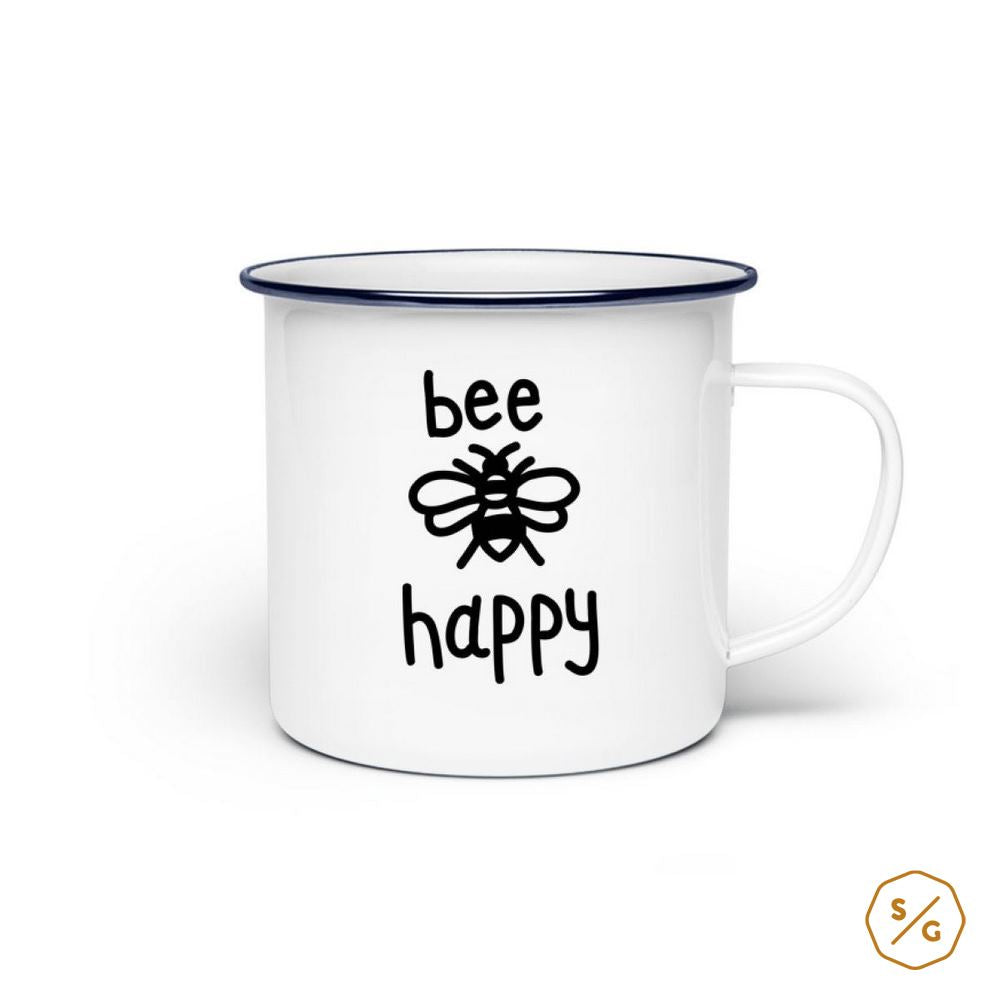 EMAILLE-TASSE (STAHL) • BEE HAPPY