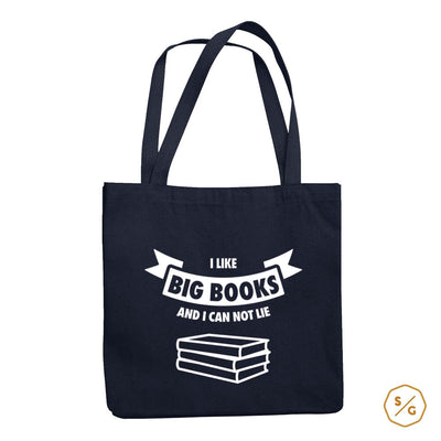 PRINTED COTTON BAG • I LIKE BIG BOOKS