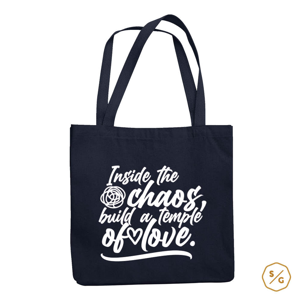 PRINTED COTTON BAG • INSIDE THE CHAOS