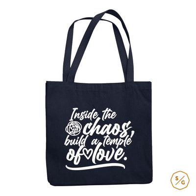 PRINTED COTTON BAG • INSIDE THE CHAOS