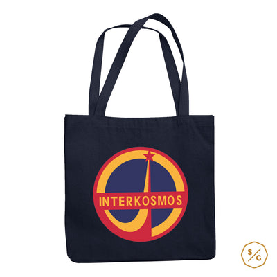 BEDRUCKTE BAUMWOLL-TASCHE • INTERKOSMOS