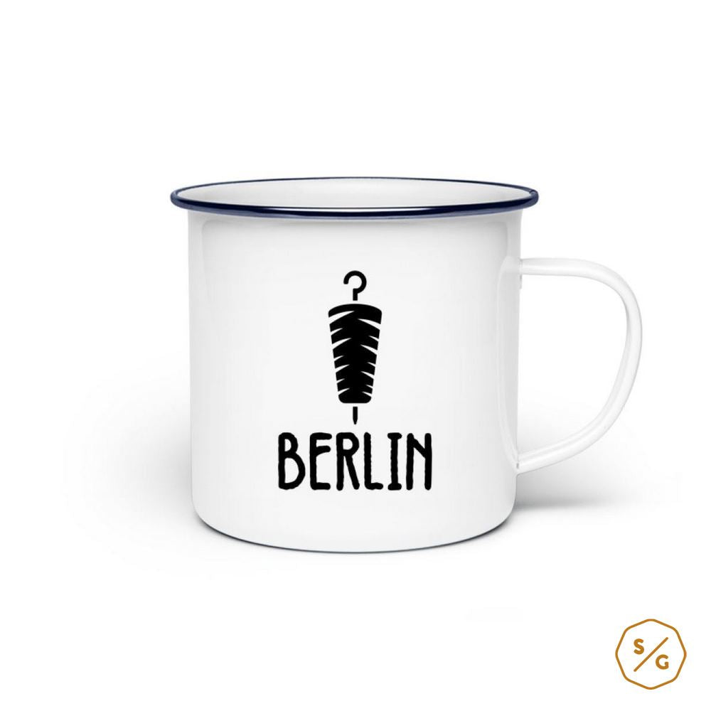 ENAMEL MUG (STEEL) • BERLIN