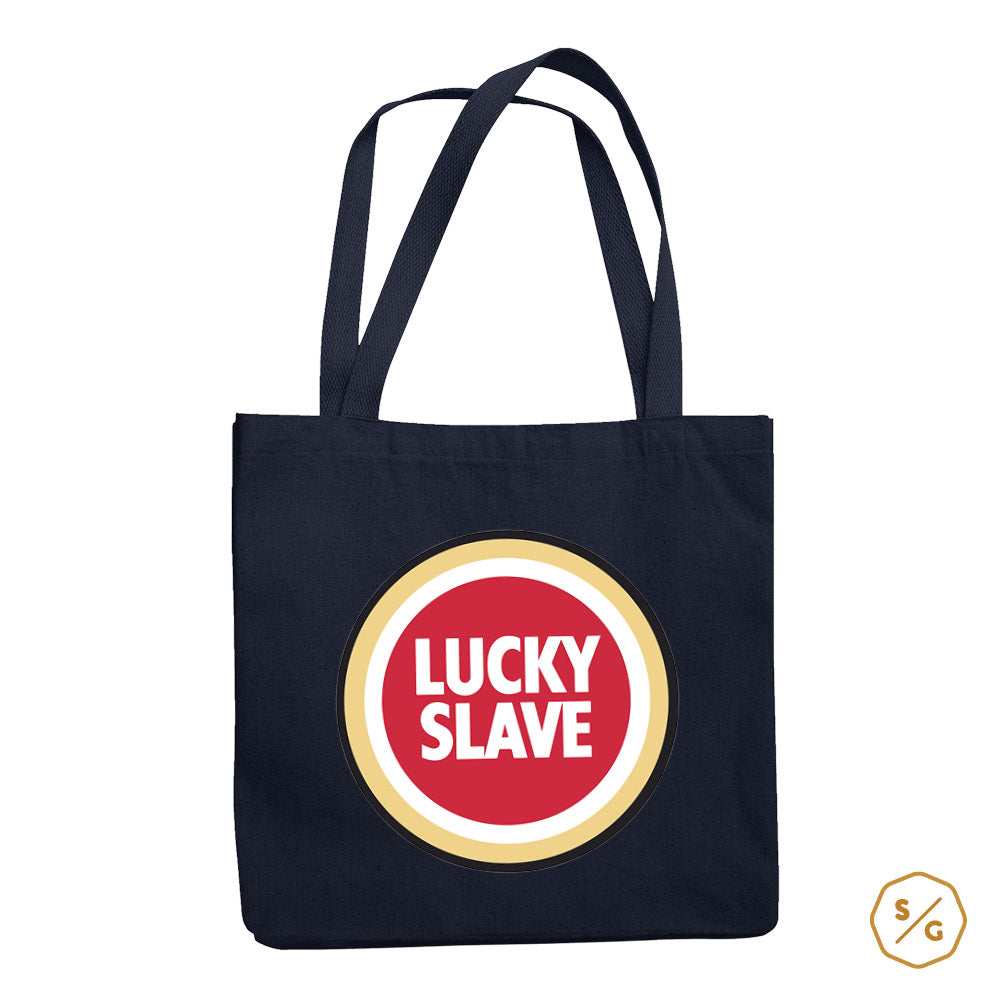 BEDRUCKTE BAUMWOLL-TASCHE • LUCKY SLAVE