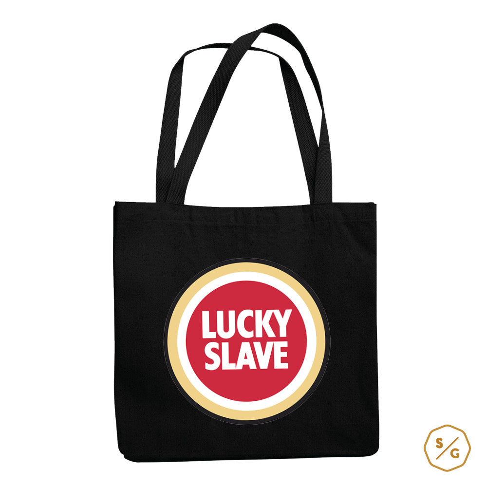 BEDRUCKTE BAUMWOLL-TASCHE • LUCKY SLAVE