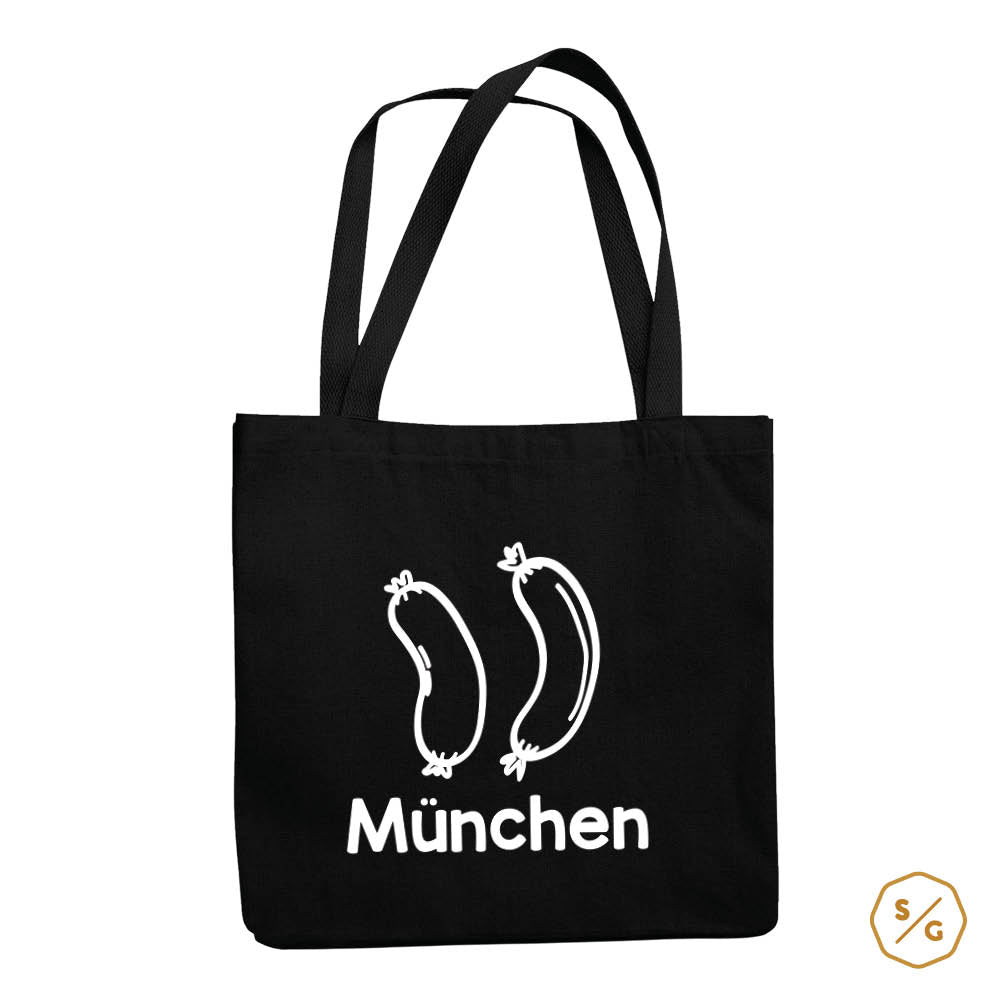 BEDRUCKTE BAUMWOLL-TASCHE • MÜNCHEN