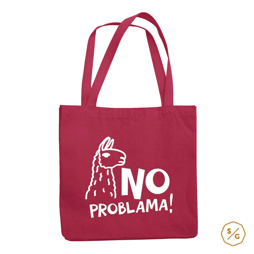 BEDRUCKTE BAUMWOLL-TASCHE • NO PROBLAMA