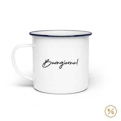 ENAMEL MUG (STEEL) • BUONGIORNO