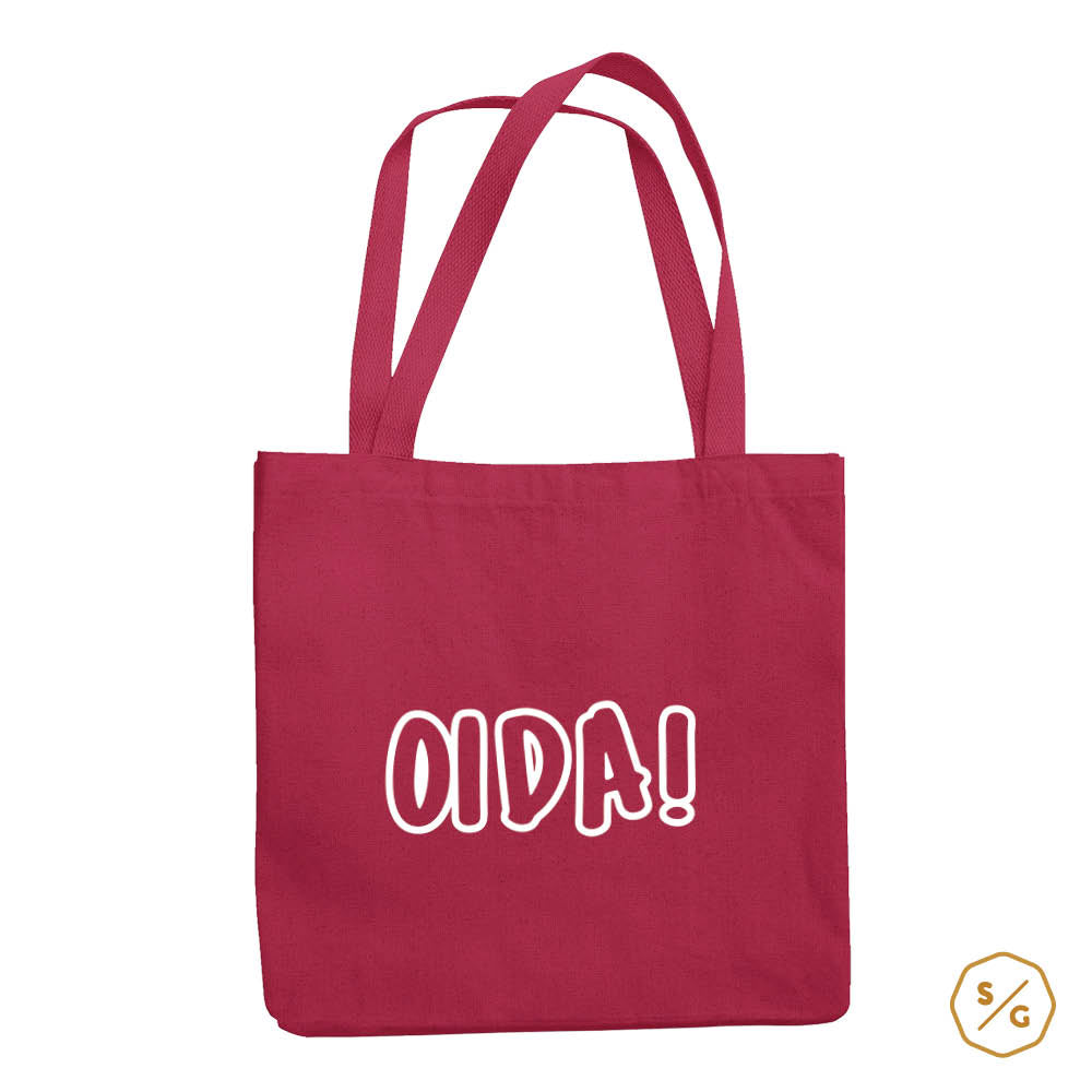 BEDRUCKTE BAUMWOLL-TASCHE • OIDA!