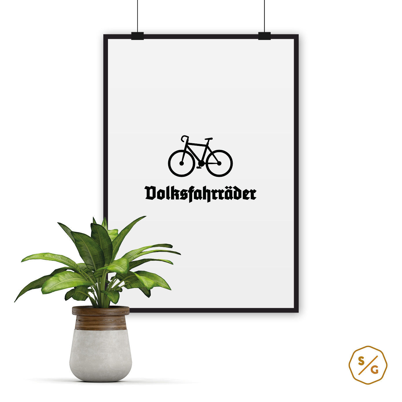 POSTER (various sizes) • VOLKSFAHRRÄDER