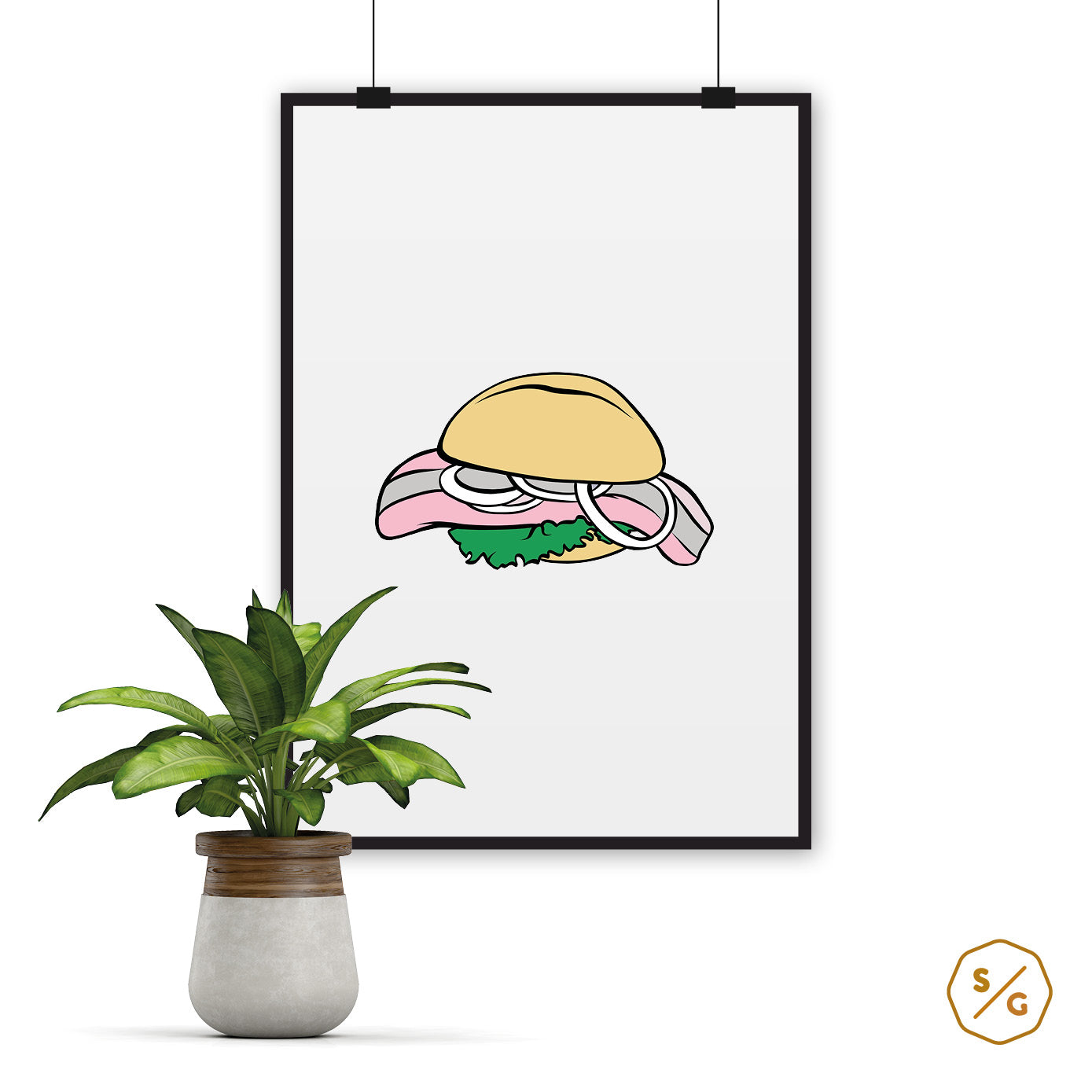 POSTER (verschied. Größen) • FISCHBRÖTCHEN