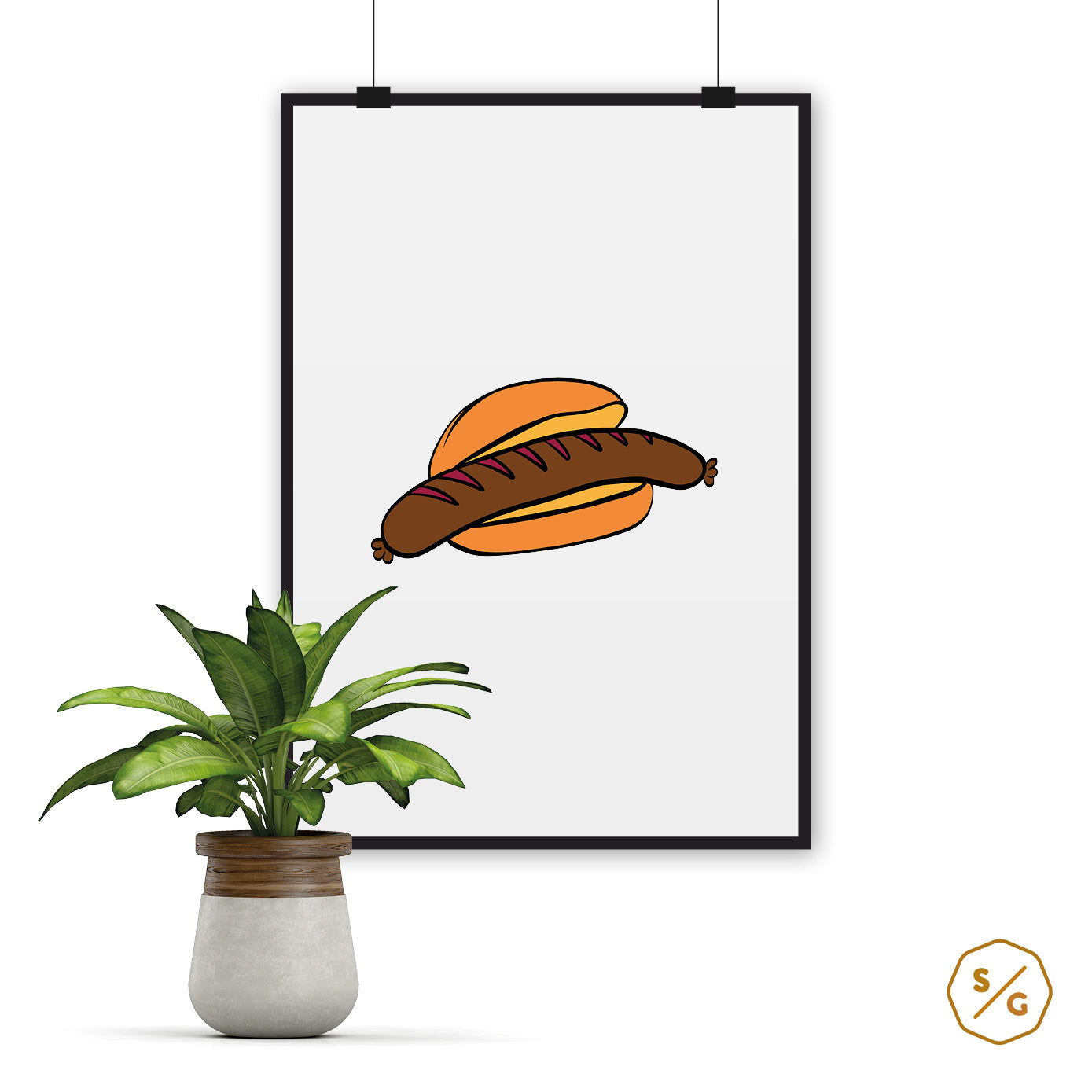 POSTER (verschied. Größen) •  BRATWURST