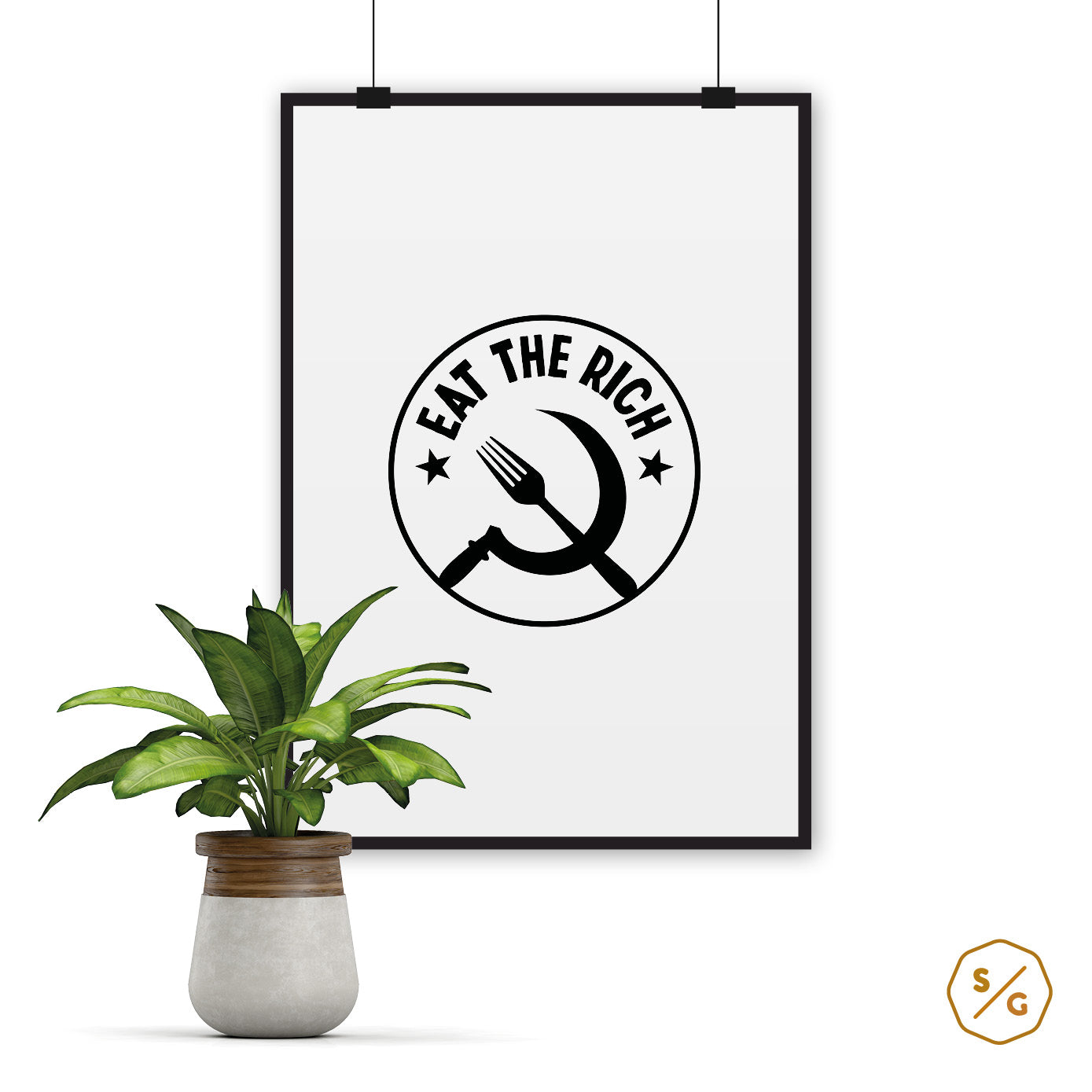 POSTER (various sizes) • EAT THE RICH