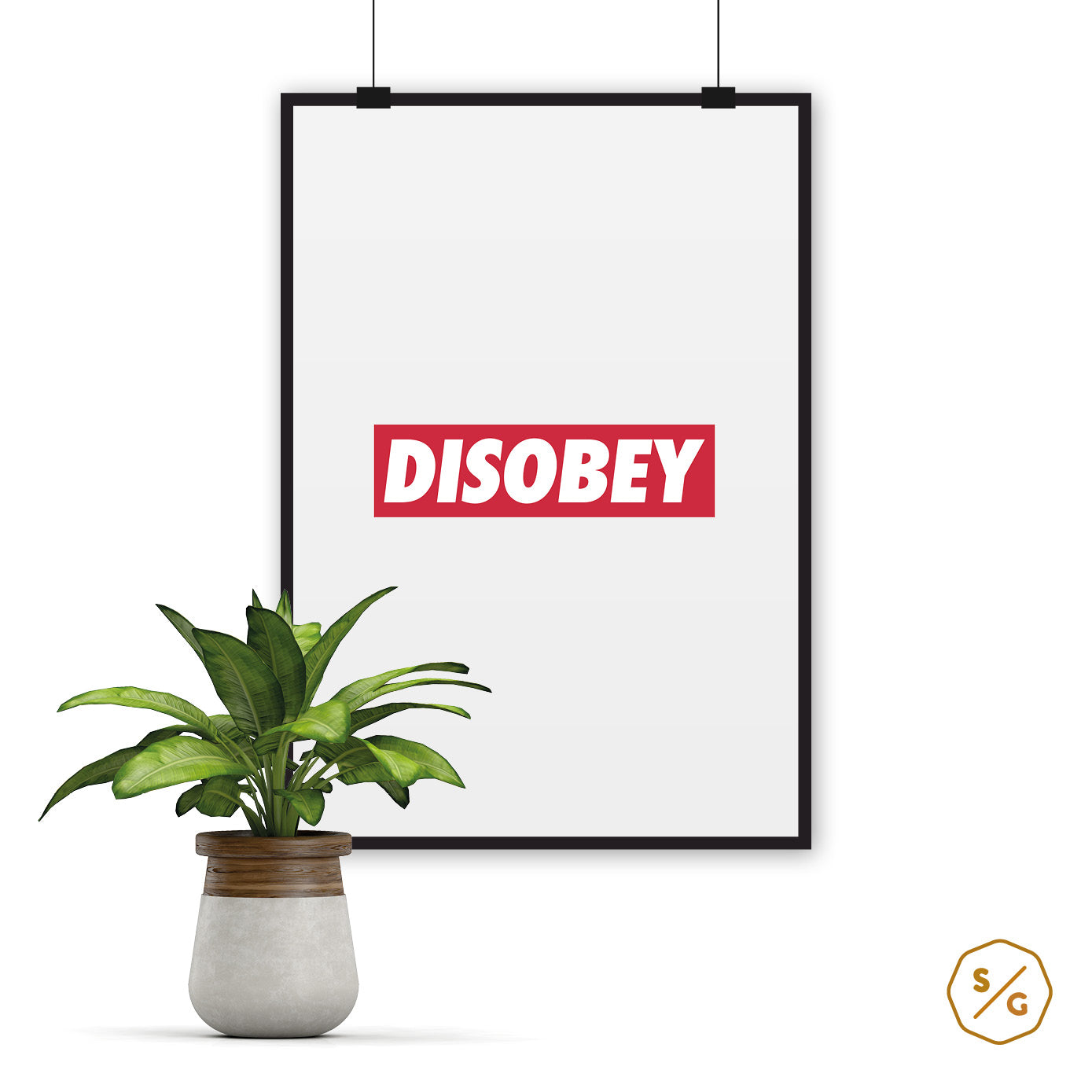 POSTER (verschied. Größen) • DISOBEY