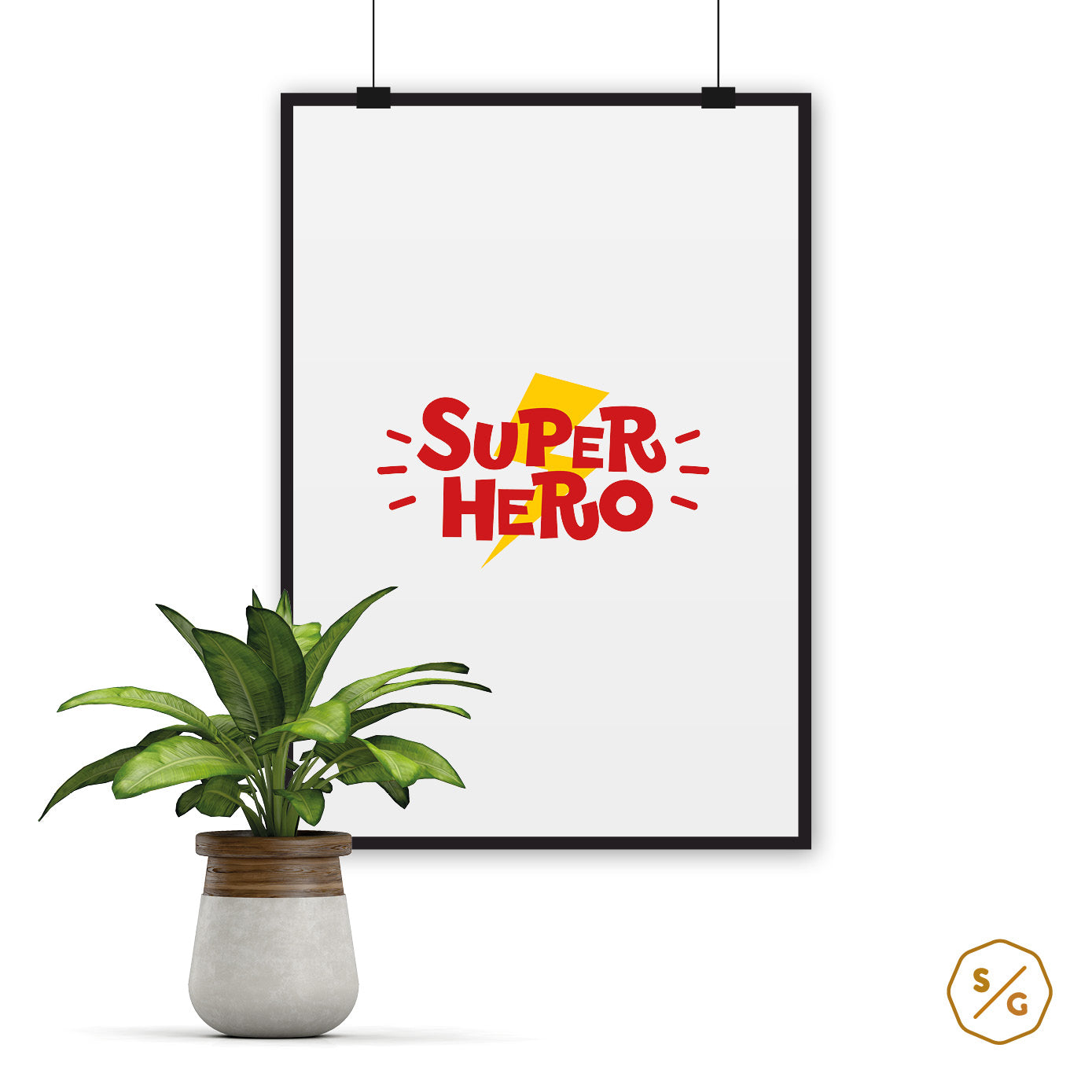 POSTER (versch. Größen)  • SUPER HERO