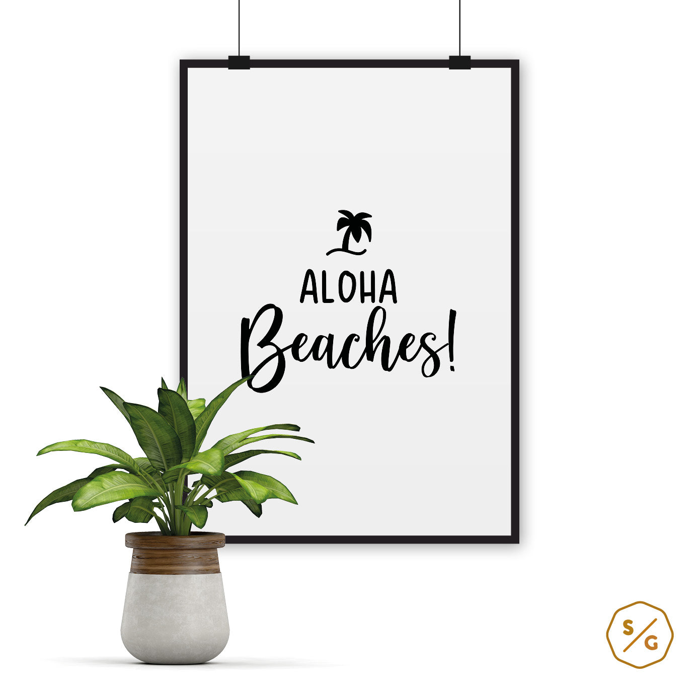 POSTER (verschied. Größen) • ALOHA BEACHES