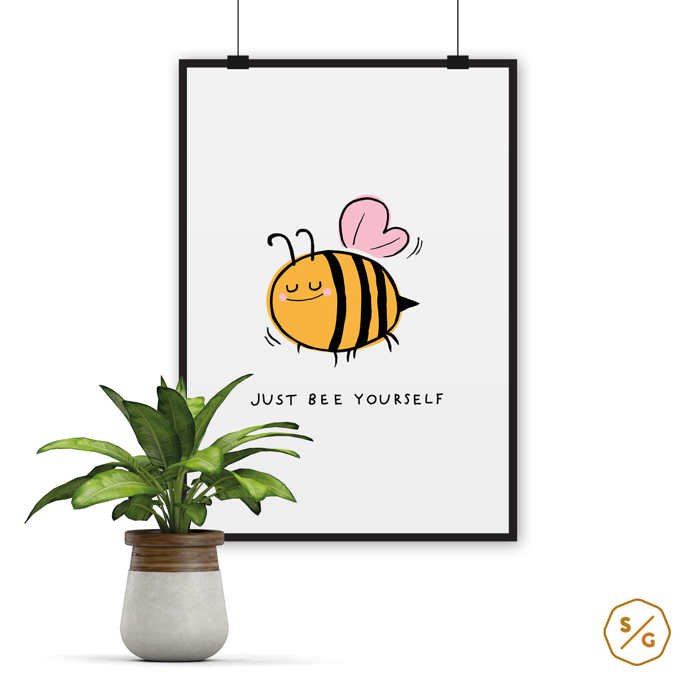 POSTER (VERSCHIED. GRÖSSEN) • JUST BEE YOURSELF