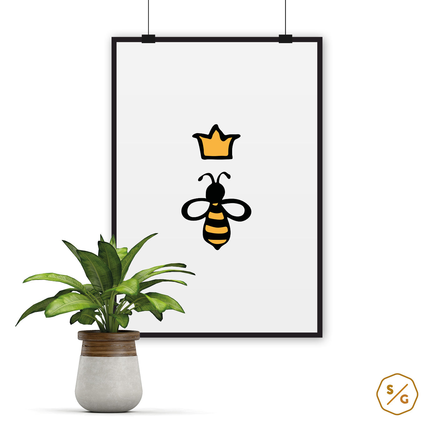 POSTER (verschied. Größen) • QUEEN BEE