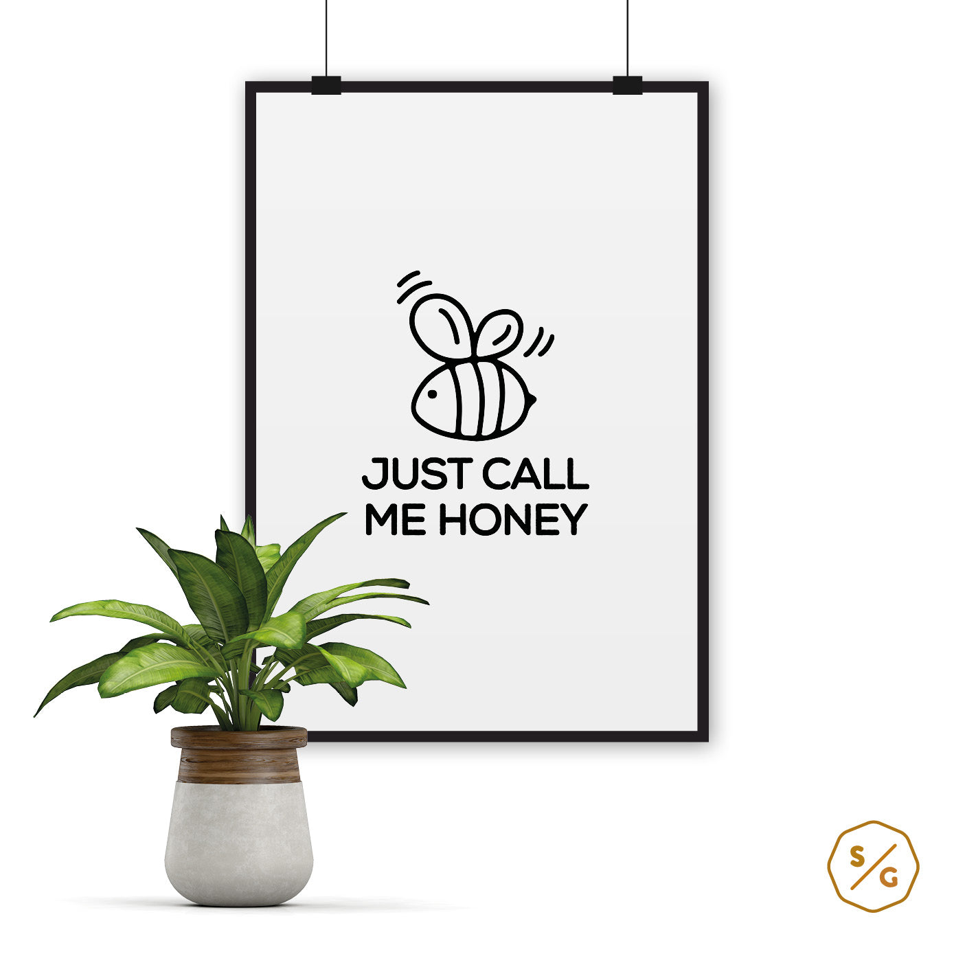 POSTER (verschied. Größen) • JUST CALL ME HONEY