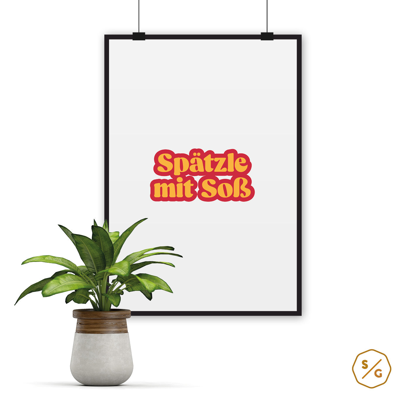 POSTER (various sizes) • SPATZLE MIT SOSS