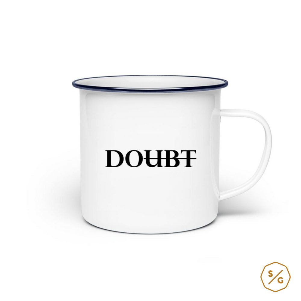 ENAMEL MUG (STEEL) • DOUBT