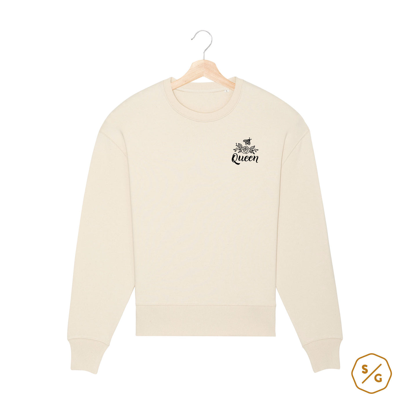 BESTICKTER SWEATER • BEE A QUEEN