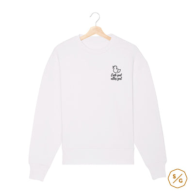 BESTICKTER SWEATER • ENTE GUT, ALLES GUT