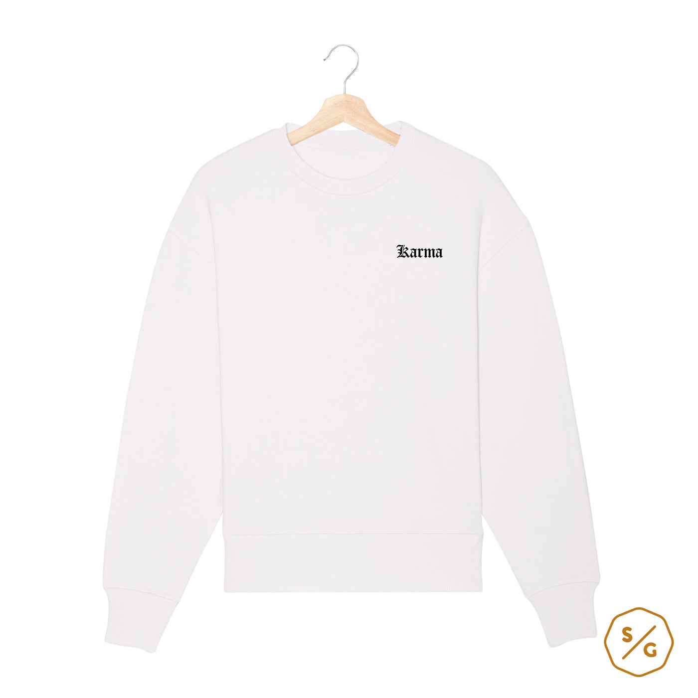 BESTICKTER SWEATER • KARMA