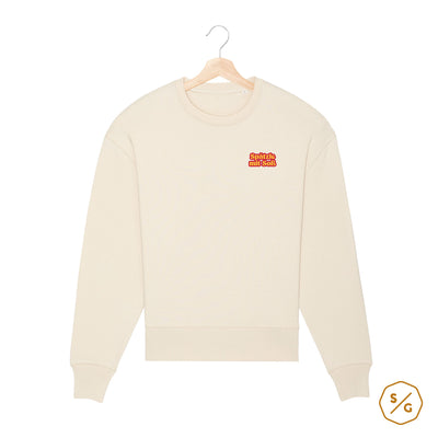 BESTICKTER SWEATER • SPÄTZLE MIT SOSS