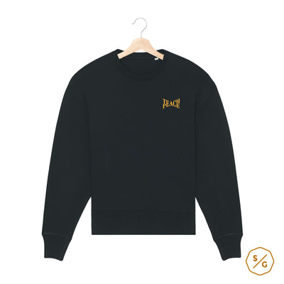 BESTICKTER SWEATER • TEACH PEACE