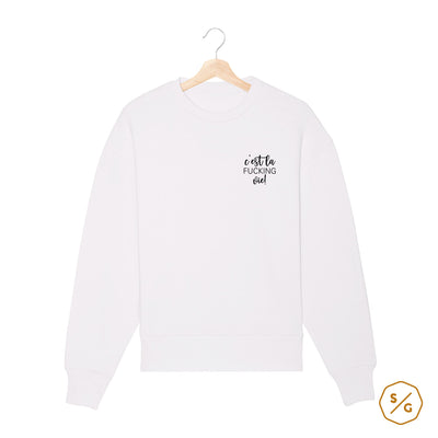 BESTICKTER SWEATER • C'EST LA FUCKING VIE