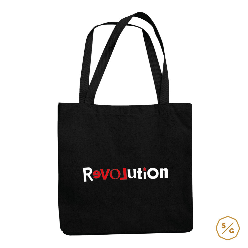 BEDRUCKTE BAUMWOLL-TASCHE • REVOLUTION