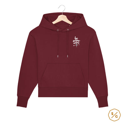 BESTICKTER HOODIE OVERSIZED • BE WINE