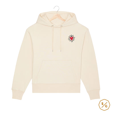 BESTICKTER HOODIE OVERSIZED • SHINING HEART