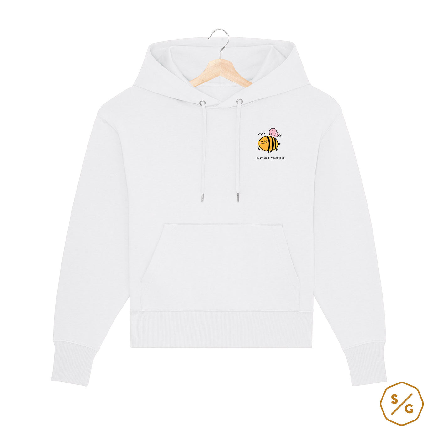 BESTICKTER HOODIE OVERSIZED • JUST BEE YOURSELF