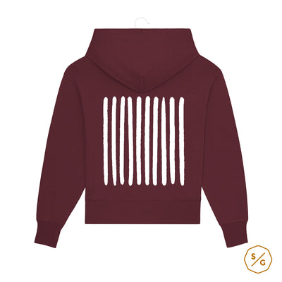 BEDRUCKTER HOODIE OVERSIZED • LOGO ZEHN RECORDS