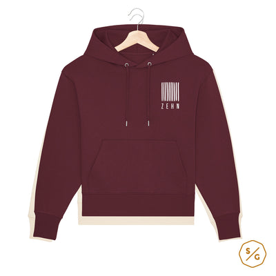 BEDRUCKTER HOODIE OVERSIZED • LOGO ZEHN RECORDS