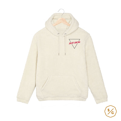 BESTICKTER SHERPA HOODIE • LOGO JULIET SIKORA