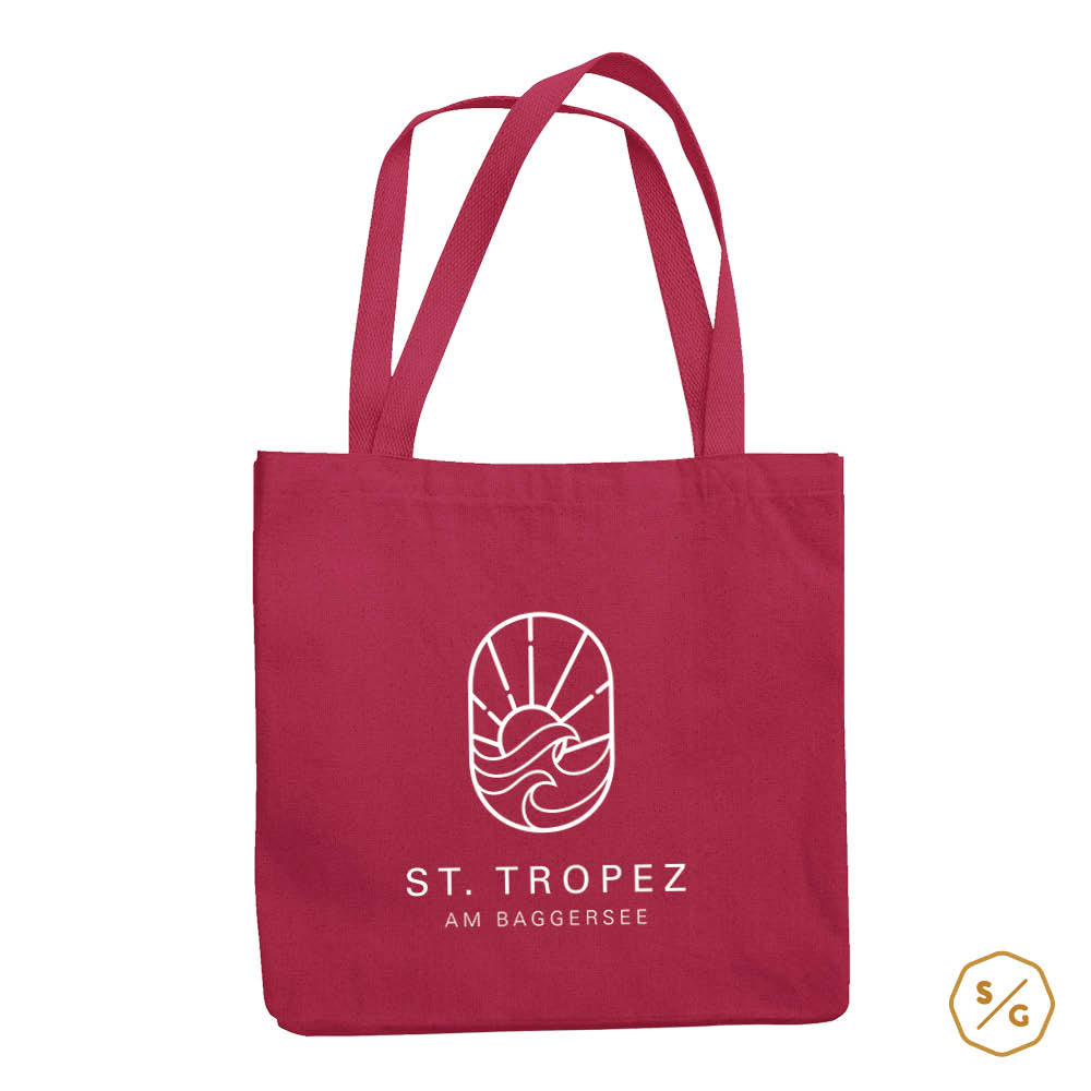 PRINTED COTTON BAG • ST. TROPEZ AT BAGGER SEE