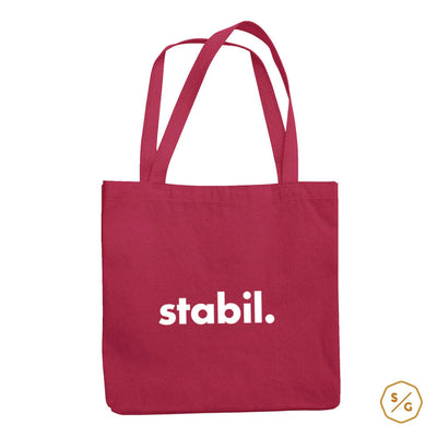 BEDRUCKTE BAUMWOLL-TASCHE • STABIL.